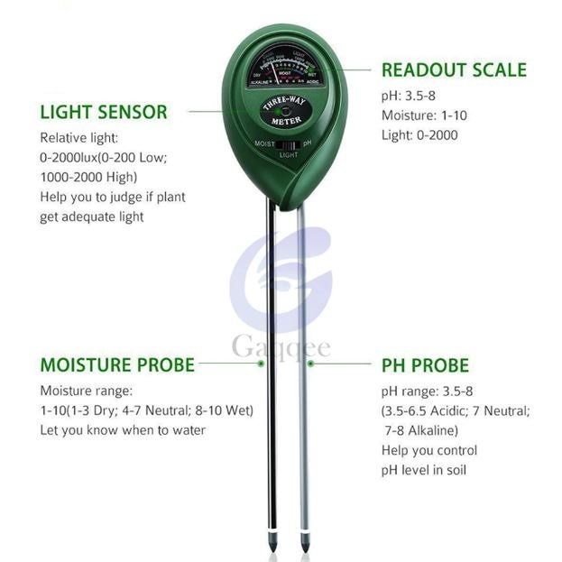 Digital Hydroponic pH & EC/TDS/Temp Meter Combo Kit (with Calibration Buffers)