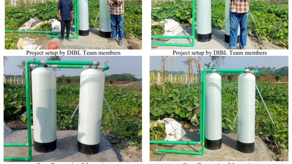 Bhola Sadar & Char Fasson: Coastal Water Treatment & Iron Filtration Plant by DIBL Enabling Protected Polyhouse Farming